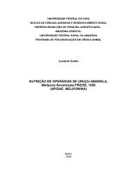 NUTRIÇÃO DE OPERÁRIAS DE URUÇU-AMARELA, Melipona ...