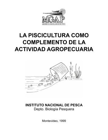 la piscicultura como complemento de la actividad ... - dinara