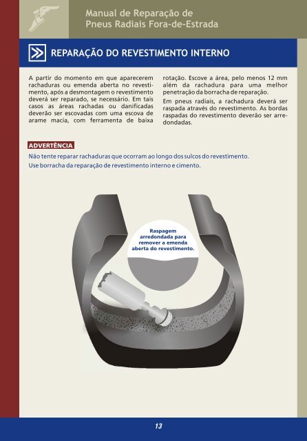 Manual de Reparação de Pneus Radiais Fora-de-Estrada - Goodyear