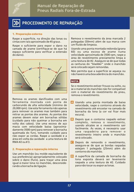 Manual de Reparação de Pneus Radiais Fora-de-Estrada - Goodyear