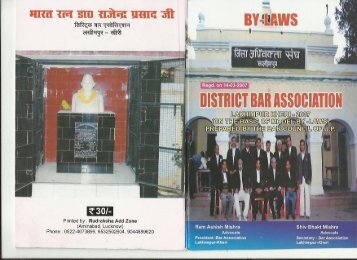 Byelaws - Bar Association Lakhimpur(Kheri)
