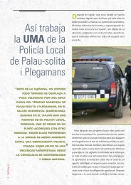 Así trabaja la UMA de la Policía Local de Palau-solità i Plegamans