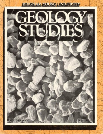 Brigham Young University Geology Studies