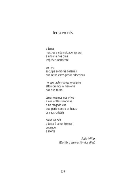 A emoción da terra - Asociación de Escritores en Lingua Galega