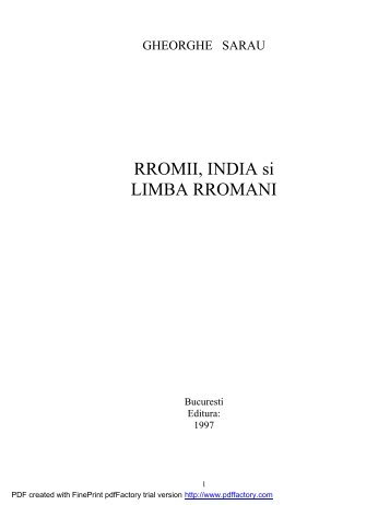 Sarau RRomii India si limba rromani.pdf