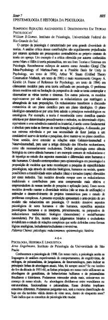 1998 - Sociedade Brasileira de Psicologia