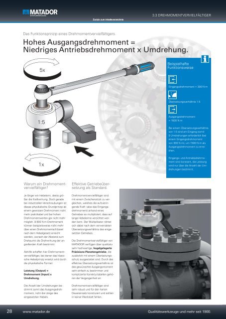 3. Drehmoment-Technik - Matador