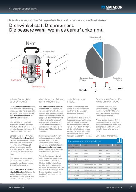 3. Drehmoment-Technik - Matador