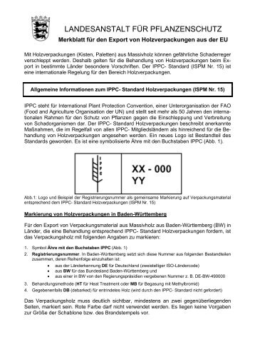 Landesanstalt für Pflanzenschutz - Ma-Tax Consulting GmbH