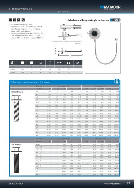 Torque Control. - Matador