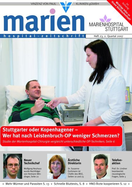 marien hospital - zeitschrift - Marienhospital Stuttgart