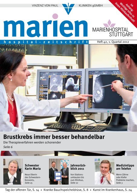 Brustkrebs immer besser behandelbar - Marienhospital Stuttgart
