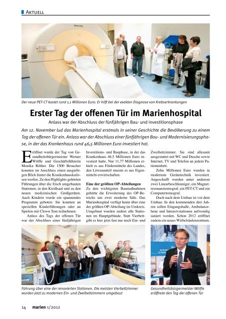 Brustkrebs immer besser behandelbar - Marienhospital Stuttgart