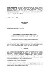 INFORME SECRETARIAL - Observatorio de Territorios Étnicos