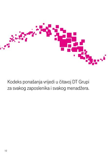 Kodeksa ponašanja - T-Hrvatski Telekom