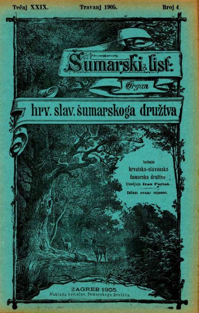 ŠUMARSKI LIST 4/1905