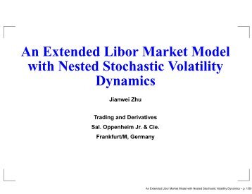 An Extended Libor Market Model with Nested ... - MathFinance