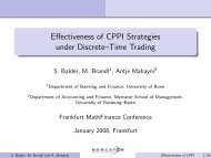 Effectiveness of CPPI Strategies under Discrete ... - MathFinance