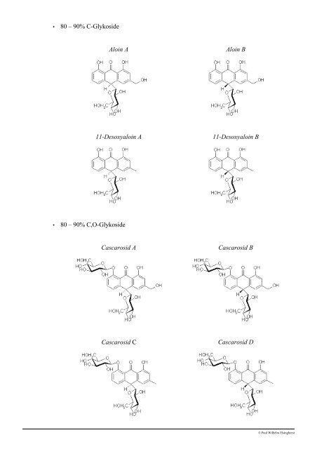 Vorlesung Pharmazeutische Biologie Derivate des ...