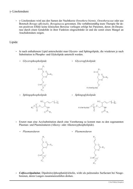 Vorlesung Pharmazeutische Biologie Derivate des ...