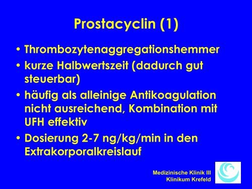 Schott - Antikoagulation in der Intensivmedizin - WB-nephro.de