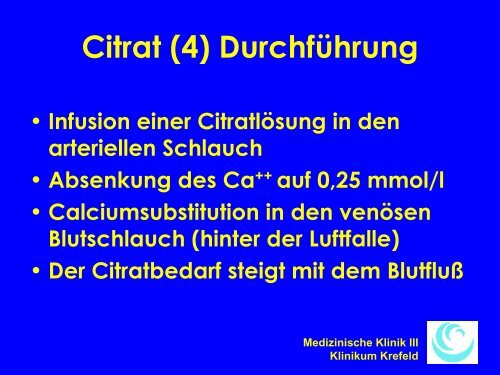 Schott - Antikoagulation in der Intensivmedizin - WB-nephro.de