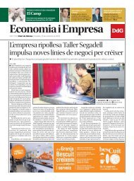 L'empresa ripollesa Taller Segadell impulsa noves ... - Diari de Girona