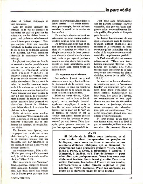 Pure Verite 1975 (No 11) Dec - Herbert W. Armstrong Library and ...