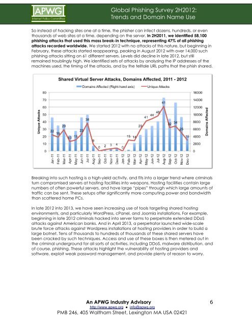 Global Phishing Survey: Trends and Domain Name Use in 2H2012