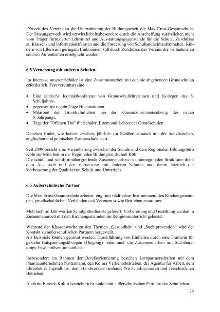 4. FÃ¶rdern und Fordern - Max-Ernst-Gesamtschule