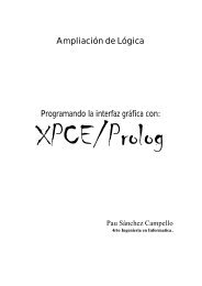 Programando la interfaz gráfica con XPCE/Prolog - dccia