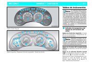 MANDOS Y CONTROLES SECCIÓN 6 Tablero de instrumentos