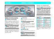 MANDOS Y CONTROLES SECCIÓN 6 Tablero de instrumentos