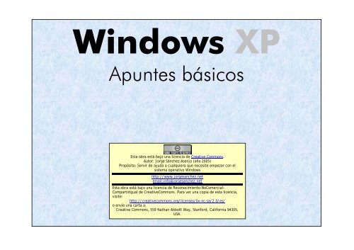 Manual de Windows XP - Jorge Sanchez