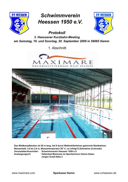 Protokoll Deckblatt1 - Maxi Swim-Team Hamm