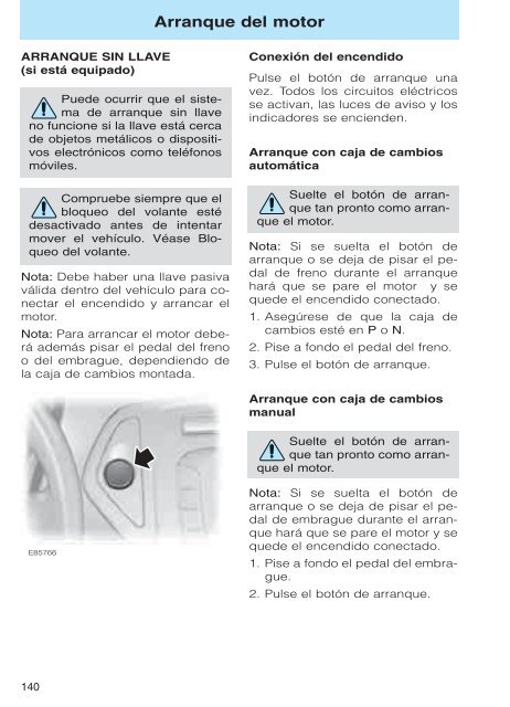 Mondeo Manual del Propietario - Oeste Autos