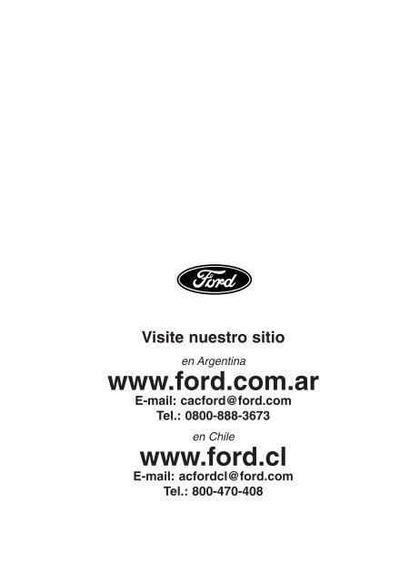 Mondeo Manual del Propietario - Oeste Autos