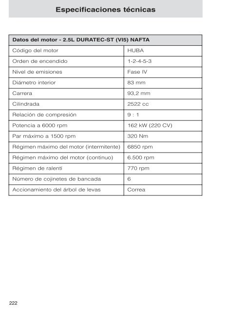 Mondeo Manual del Propietario - Oeste Autos