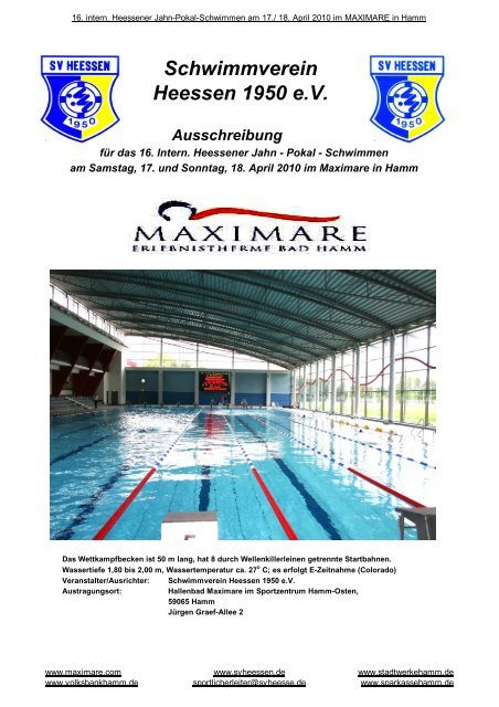 16.Jahn-Pokal - Maxi Swim-Team Hamm