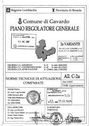 PIA REGOLATORE GENERALE 1 - Comune di Gavardo