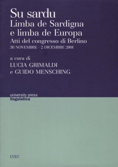 Dizionario etimologico sardo. Volume I (III). - Wagner Max Leopold. - 1989.