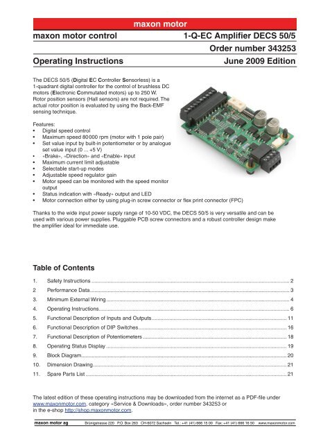 Motor's Nominal voltage versus a Controller's Supply voltage? – maxon  Support