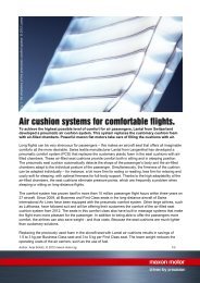 PDF - Air cushion systems for comfortable flights. - Maxon motor