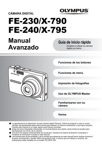 FE-240 - Manual Avanzado - Olympus America