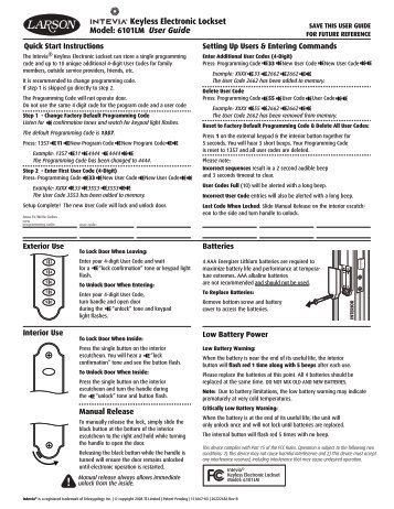 User Guide_111667-03 EN - Larson