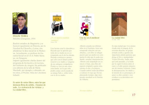 Guía selección de autores aragoneses Literatura Infantil y ... - Catedu