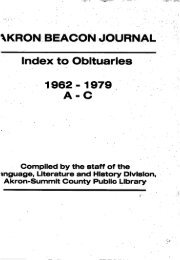 1962-79 a-c - Akron-Summit County Public Library