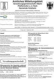 Mitteilungsblatt KW 37 - Markt Pfaffenhofen