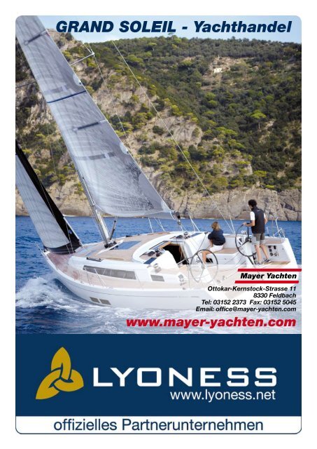 Yachtcharter 2012 - Mayer Yachten