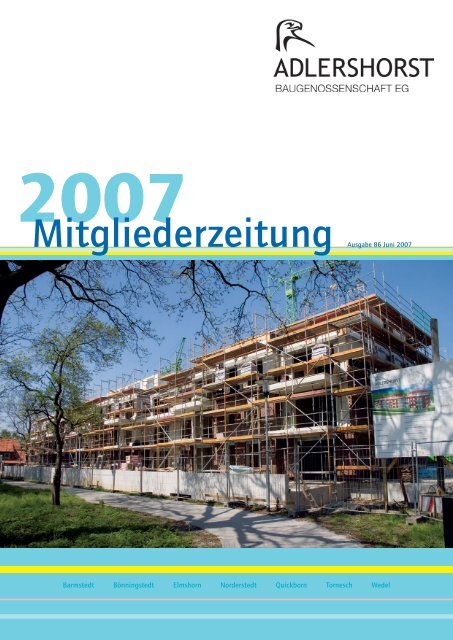 Nr. 86, Juni 2007 - Adlershorst Baugenossenschaft Eg